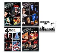 16 Action Movies "Explosive Value" DVD Collection - 4 Harrison Ford Films / 4 Steven Seagal Films / 4 Sylvester Stallone Films /4 Kurt Russel Films / + Including Bonus Art Card