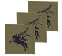16 Air Assault Bde Pegasus Subdued Hook and Loop TRF: x3 Pack