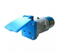 16 Amp To 13 Amp Plug Socket Converter Adaptor 3 Pin 240V Caravan Weatherproof