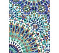 [16] Arabic & Islamic Mosaic All Purpose Journal, Notebook & Diary (Suitable for journaling, note-taking and doodling with vibrant cover art) (Standard A4)
