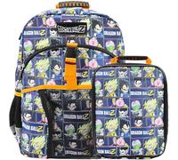 16" Backpack & Lunch Box Set For School And Travel, Dragon Ball Super Saiyan, 16"H x 12"W x 5"D