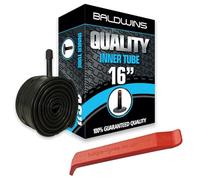16" Baldwins Cycle/Bike Inner Tube 16" x 1-3/8" (Fits any 1-1/4", 1-3/8", 1.35, 1.40 tyre) Schrader/Car Type Valve & BALDY'S TYRE LEVER