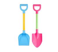16" Beach Sand Shovels Toys for Kids, Gardening Tool Kits, Sturdy Long Wooden for Sand Snow Digging, ABS Plastic for Summer Winter Camping Backyard (3PCS) AhP447 (37x10cm)