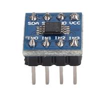 16 - Bit 4 - Channel ADC Module, High Accuracy Analog to Digital Converter Signal Acquisition Board with LCD Display Support for Data Collection