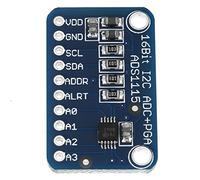16 Bit I2C ADC Development Board Analog to Digital Converter Module for Microcontrollers Electronics Projects