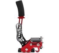 16-Bit USB Handbrake for PC Racing Simulators, 30×9.7×5.7 cm Aluminum Alloy with Adjustable Spring Tension for Immersive Drifting and Track Use(Red)