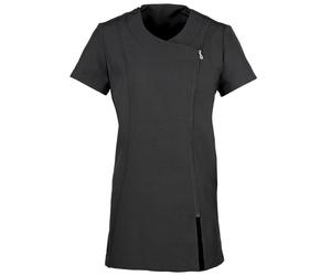 (16, Black) Premier Ladies/Womens *Camellia* Tunic / Health Beauty & Spa / Workwear (Pack of 2)
