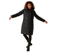 Regatta Womens Nurie Baffled/Quilted Jacket-Black, Black, Size 16, Women Black