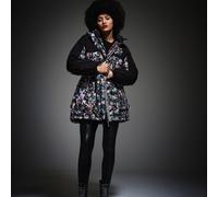 (16, Black) Regatta x Christian Lacroix Womens Cailar Longline Waterproof Jacket Coat