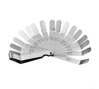16 Blades Feeler Gauge Set 0 127 to 0 508mm Stainless Steel Metric Gap Filler for Precision Measurement