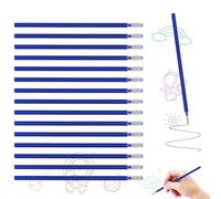16 Blue Refills, Compatible with Legami Gel Pens, Erasable for Legami Pen Refills with Thermosensitive Ink - 0.7 mm Fine Tip - Long-Lasting and Reliable for Writing, Drawing, and Creative Projects