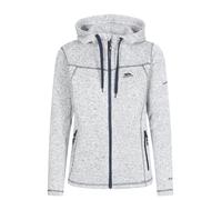 (16, Cerise Marl) Trespass Odelia Womens Full Zip Fleece Hood Jacket
