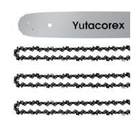 16" Chainsaw Guide Rail and Chain Combination Replacement Accessories Fits Stihl MSA 220 C-B, MS 194T, MS 211, MS 211 C-BE, MS 151 T C-E, MS 194 C-E, MSE 170, MSE 210, 3005 000 4813, 3
