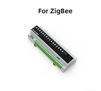 16-Channel 16A Relay Controller for Smart Home, Power Switch with RS485 Communication Support, High-Quality ABS Compact Design 25x10x10 cm, Grey(ZigBees new model)