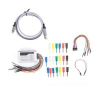 16 Channel Digital Logic Analyzer with 100M Sample Rate, Adjustable Threshold Voltage, 2 - Way PWM Output, 10G Depth, for Embedded Systems Debugging on