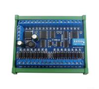 16-Channel RS485 for modbus for rtu Controller 16-In 16-Out Digital IO Module for Smart Home Automation Security Systems for din Rail Mount DC 6.5-30V(PCB + guide rail box)