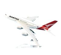 16 Cm For AIR Australia Qantas A380 Aircraft Model Die-cast Metal Aircraft Model W Bracket Static Display Aircraft Miniatures Set