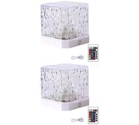 16 Color Adjustable Northern Lights Projector, Aurora Light with Remote, Water Lamp for Bedroom Living Bath Bar (2)