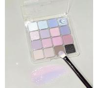 16 Color Eyeshadow for PALETTE, Matte and for SHIMMER Makeup Disk with 16 Versatile Shades for Long-Lasting Eye Looks(weekend)