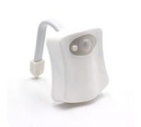 16 Color Toilet Night Light with Motion Sensor and Light Sensitive Intelligent Nightlight for Bathroom Toilet Seat (1pcs)