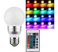 16 Colour Changing Rgbw Led Light Bulb Lamp With Ir Remote Control 5W E27