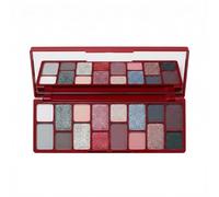 16 Colour Eyeshadow Palette with Mirror - Highly Pigmented Matte, Shimmer & Metallic Shades - Long Lasting Blendable Eye Makeup for Smokey & Party Looks