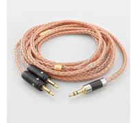 16 Core Single Crystal Copper 2.5 4.4mm/4pin XLR Clear Celestee NEW Focal ELEAR Headset French Utopia Upgrade Headphone Cable (Color : 3.5mm balanced, Size : 1.2m)
