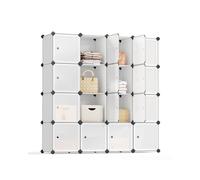 16 Cube Storage Organiser, White