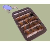16 Daddy Longlegs and Hoppers on a Fly Patch with a Zinger, Choice of sizes