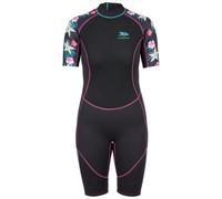 Trespass Womens Wetsuit Short 3mm Back Zipper Sonar