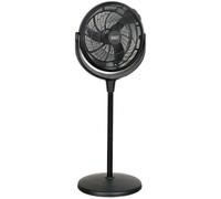 16" Desk & Pedestal Fan - 3 Speed Settings - Adjustable Height - 3-Pin Uk Plug