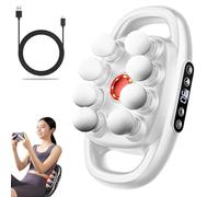 16-Drive 8-Head Massage Gun Set, 2025 New 8 Massage Gun Deep Tissue, with 9 Levels & 9 Modes for Thighs, Arms, Waist, Back, Full Body Muscle Pain Relief, Ideal Gifts for Women Men (8-Head White)