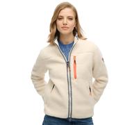 (16, Ecru) Superdry Womens Outdoor Full Zip Fleece