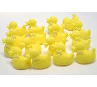 16 Edible Baby Ducks Cupcake Toppers (Yellow)