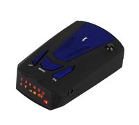 16 Frequency Band 360 Degree V7 GPS Car Speed Safety Voice Alert Laser Radar Detector(Blue)
