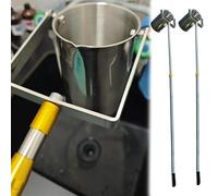 16 Ft Telescoping Liquid Sampler Pole - 2 Pack Portable Water Quality Monitor with Swivel Beaker (1000ml 5m/16.4ft) - Ideal for Professionals & Outdoor Use