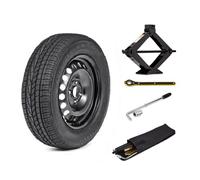 16″ Full size spare wheel & 205/60R16 tyre + tool kit compatible with Dacia Sandero Stepway (2008-Present Day)