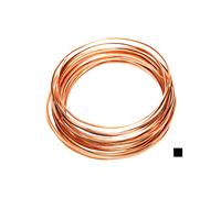 16 Gauge, 99.9% Pure Copper Wire (Square) Half Hard CDA #110 Made in USA - 25FT by CRAFT WIRE