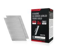 16 Gauge Angled Finish Nails 2-Inch (50mm) 20-Degree Stainless Steel Finishing Nails - Bulk Pack for High-Volume Projects and Professional Use (8 Boxes, 16,000 PCS)