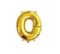 16" Gold Letter O Foil Balloons Air Filled Self Inflating Birthday Anniversary Wedding Party Banner Decorations