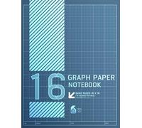 16 Graph Paper Notebook Quad Ruled 16x16 (16 Squares/Inch): Modern Grid Graph Paper Notebook for Multiplication, Engineers Civil & Construction, Gradient Cover (Eternal Constance)