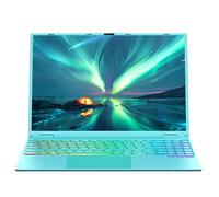 16" Green Laptop Computer, Alder Lake N95 CPU, 16GB DDR4 RAM, 256GB SSD