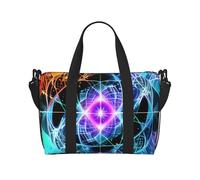 16" Hand Travel Bag Weekender Bag Travel Duffle, Dream Watermelon Print Handbag Overnight Tote, Lightweight Carry On Luggage for Gym & Sports, Eight Dimensional Space, One Size, Classic