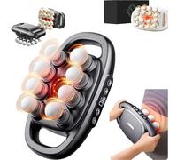 16 Head Massage Gun,30 Intensity Levels & 3 Smart Modes,Deep Tissue Percussion Massager,Massage Gun Deep Tissue Portable,for Pain Relief Deep Tissue (8 Heads-Black)