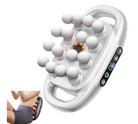 16-Head Massage Gun Set, 2026 New Generation Massager with Heat for Deep Tissue Pain Relief, Quiet Muscle Massage Gun for Deep Tissue, Back, Shoulders, Ideal Gifts for Family Members (16-A-White)