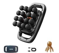 16 Head Massage Gun Set, Deep Tissue Percussion Massager, Massage Gun Multiple Heads, with 3 Modes & 30 Speed Settings, for Muscle Pain Relief, for Legs, Neck, Waist and Back (Black 16 Head)