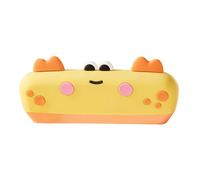 16-Hole Cartoon Kids Harmonica 2025 New Silicone Mini for Children - Key of C Removable Full Body Washable Cute Musical Instruments Toddler