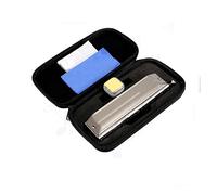 16 Hole Chromatic Harmonica in Key of C, 64 Tones, Aluminum Comb, Upgrade Version Mouth Organ for Beginners and Professionals