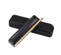 16 Hole Chromatic Harmonica Professional Performance Level Beginner Adult(16 Holes)