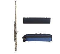16 Hole Closed Flute Set C-tone Flute 16 Hole Flute Red Antique Green Antique with Box for Music Lover/Beginners (Green antique)